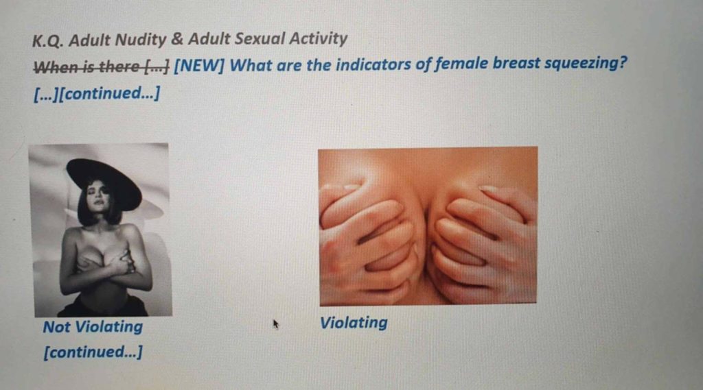 Facebook Breast Squeezing Policy 2