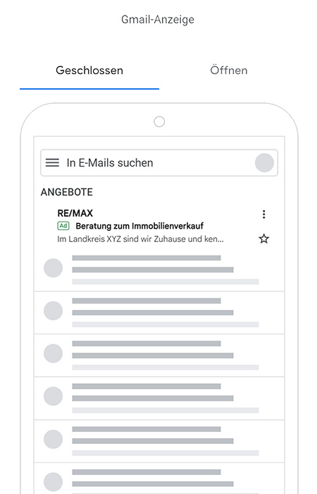 Anzeigen Beispiel Gmail Mobil 5
