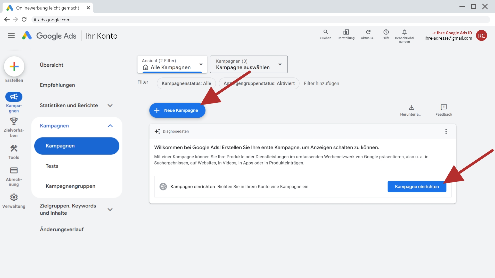 Alternatives Aussehen